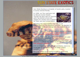 Portfolio Screen Shots - Sun State Exotics