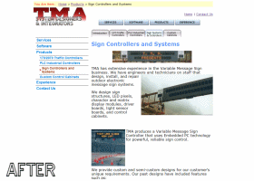 TMA - Before / After Screen Shots